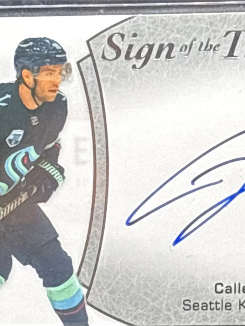 Seattle Kraken Autograph Trading Card - Callie Jarnkrok